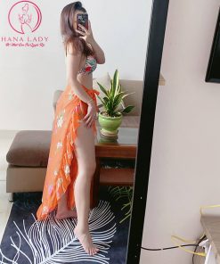 Chân váy choàng ngoài bikini hoa cam sang chảnh BN113 3 Chân váy choàng ngoài bikini hoa cam sang chảnh BN113 8