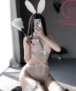 Cosplay thỏ bodysuit ren sexy cao cấp CP258 10 Cosplay thỏ bodysuit ren sexy cao cấp CP258 19