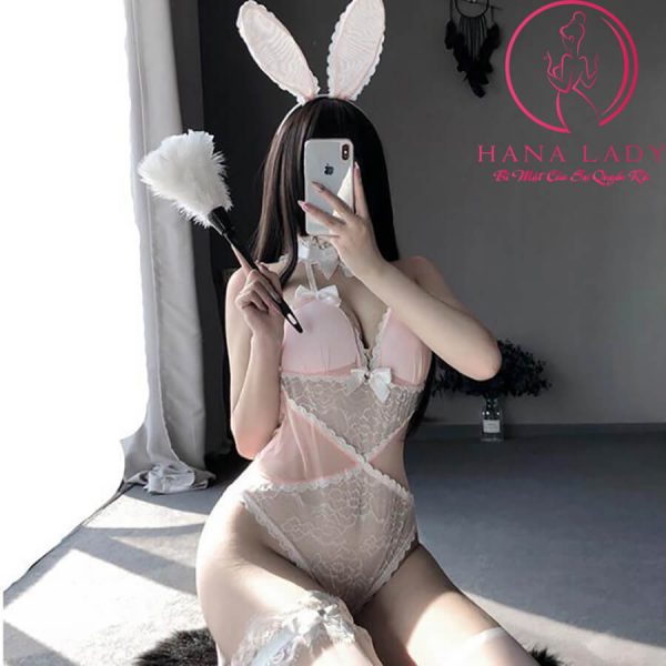Cosplay thỏ bodysuit ren sexy cao cấp CP258 13 Cosplay thỏ bodysuit ren sexy cao cấp CP258 22