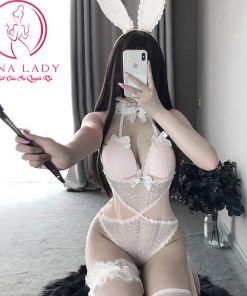 Cosplay thỏ bodysuit ren sexy cao cấp CP258 6 Cosplay thỏ bodysuit ren sexy cao cấp CP258 15