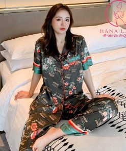 Pijama lụa tơ TNQD cao cấp PJ403 8