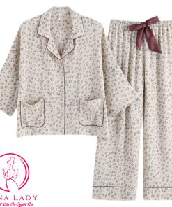 Pijama lụa tơ đồ mặc nhà cánh tiên cao cấp PJ473 7