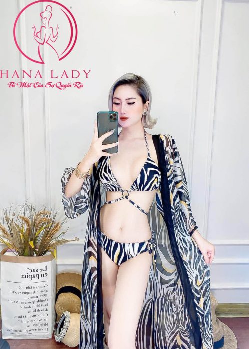 Bikini sexy 3 mảnh kèm choàng voan cao cấp BN124 6 Bikini sexy 3 mảnh kèm choàng voan cao cấp BN124 9