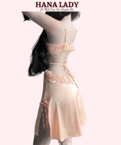 Váy ngủ lụa kèm choàng phối ren cao cấp VN442 14 Váy ngủ lụa kèm choàng phối ren cao cấp VN442 30