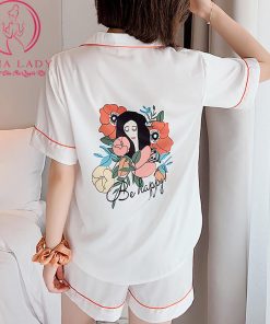Pijama lụa tơ cao cấp túi phối sang chảnh PJ490 13