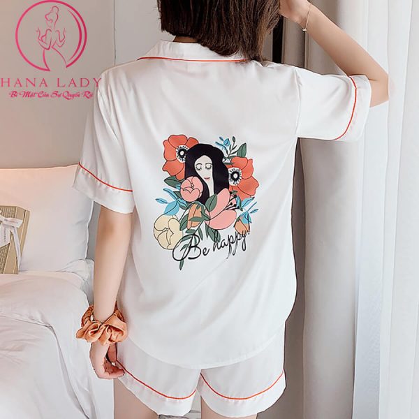 Pijama lụa tơ cao cấp túi phối sang chảnh PJ490 20