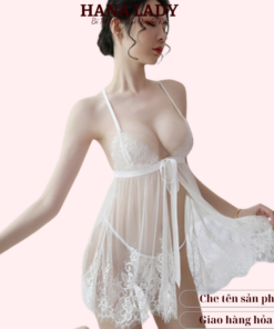 Váy ngủ ren xẻ tà quyến rũ VN152W 17