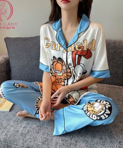 Pijama lụa tơ họa tiết hoạt hình cao cấp PJ500 4 Pijama lụa tơ họa tiết hoạt hình cao cấp PJ500 9
