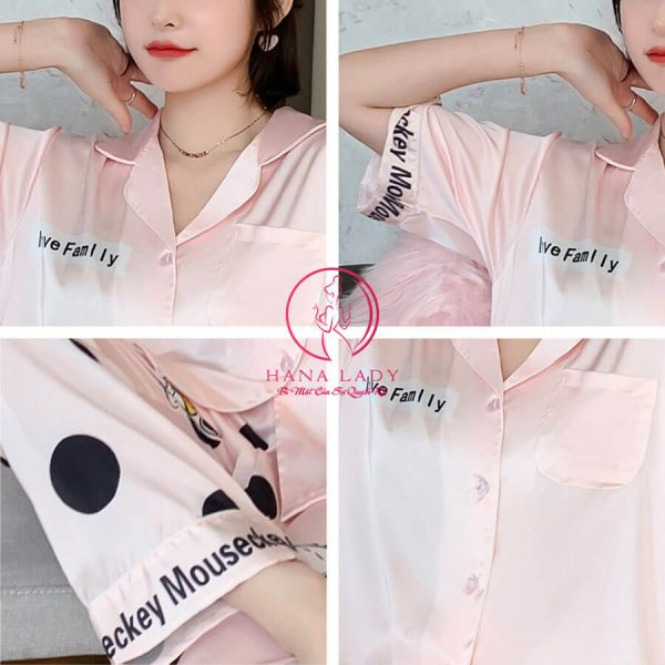 Pijama lụa tơ cao cấp phối bi to PJ498 14