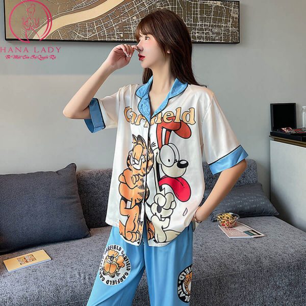 Pijama lụa tơ họa tiết hoạt hình cao cấp PJ500 9 Pijama lụa tơ họa tiết hoạt hình cao cấp PJ500 14