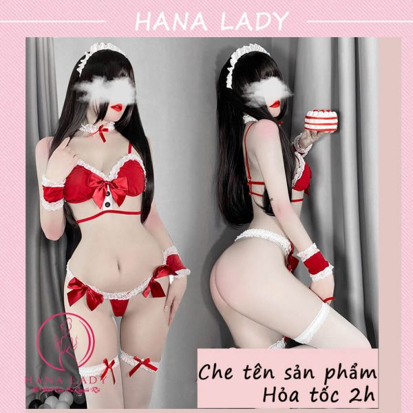Đồ lót full phụ kiện cosplay noel CP265 7 Đồ lót full phụ kiện cosplay noel CP265 12