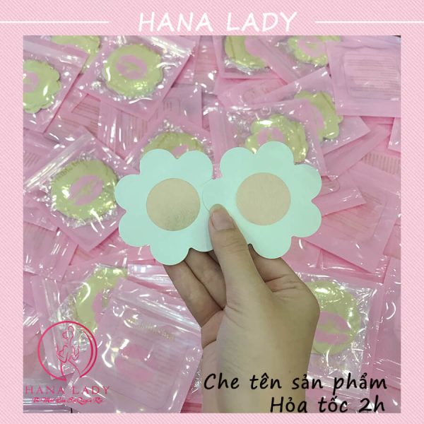 Miếng dán ngực - dán nhủ hoa giấy 10 miếng hình hoa DT013 18