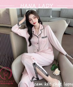 Pijama đồ ngủ lụa phối ren ống xẻ cao cấp PJ506 24 Pijama đồ ngủ lụa phối ren ống xẻ cao cấp PJ506 47