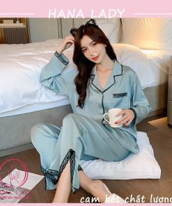 Pijama đồ ngủ lụa phối ren ống xẻ cao cấp PJ506 17 Pijama đồ ngủ lụa phối ren ống xẻ cao cấp PJ506 40