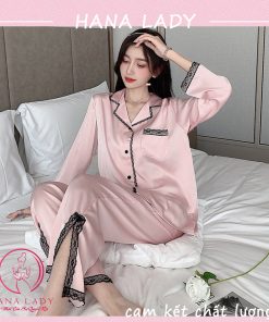 Pijama đồ ngủ lụa phối ren ống xẻ cao cấp PJ506 13 Pijama đồ ngủ lụa phối ren ống xẻ cao cấp PJ506 36