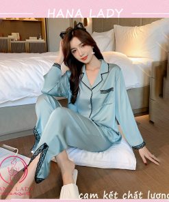 Pijama đồ ngủ lụa phối ren ống xẻ cao cấp PJ506 5 Pijama đồ ngủ lụa phối ren ống xẻ cao cấp PJ506 28