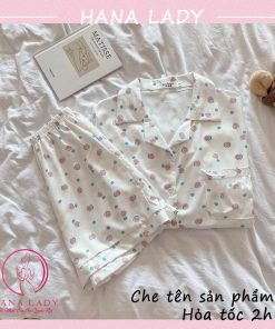 Đồ pijama mặc nhà thun cotton sữa họa tiết siêu đáng yêu (HÀNG CHUẨN) PJ510 9
