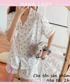 Đồ pijama mặc nhà thun cotton sữa họa tiết siêu đáng yêu (HÀNG CHUẨN) PJ510 12