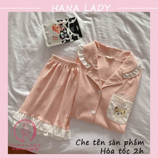 Bộ pijama mặc nhà họa tiết túi gấu đáng yêu PJ511 23