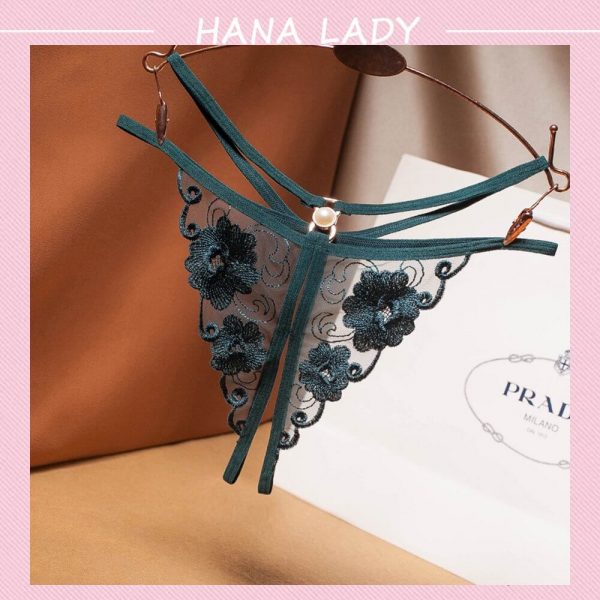 Quần lót hở đáy - Lọt khe chip ren dây gợi cảm không đáy sexy hoa văn xinh LK091 17