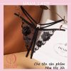 Quần lót hở đáy - Lọt khe chip ren dây gợi cảm không đáy sexy hoa văn xinh LK091 2