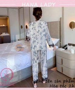 Pijama lụa tơ phối ren TDQD cao cấp PJ518 6 Pijama lụa tơ phối ren TDQD cao cấp PJ518 11