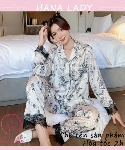 Pijama lụa tơ phối ren TDQD cao cấp PJ518 5 Pijama lụa tơ phối ren TDQD cao cấp PJ518 10