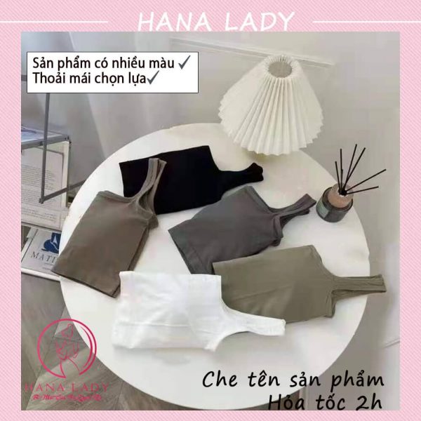 Áo ba lỗ cổ U gợi cảm - Croptop thun quyến rũ sexy BL035 22