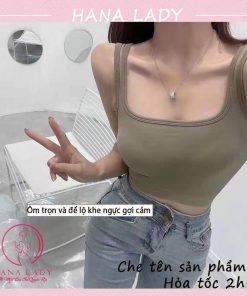 Áo ba lỗ cổ U gợi cảm - Croptop thun quyến rũ sexy BL035 7 Áo ba lỗ cổ U gợi cảm - Croptop thun quyến rũ sexy BL035 15