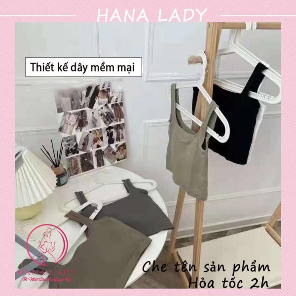 Áo ba lỗ cổ U gợi cảm - Croptop thun quyến rũ sexy BL035 20