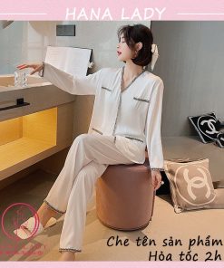 Pijama lụa chức năng trơn viền sweet cao cấp PJ523 5 Pijama lụa chức năng trơn viền sweet cao cấp PJ523 12