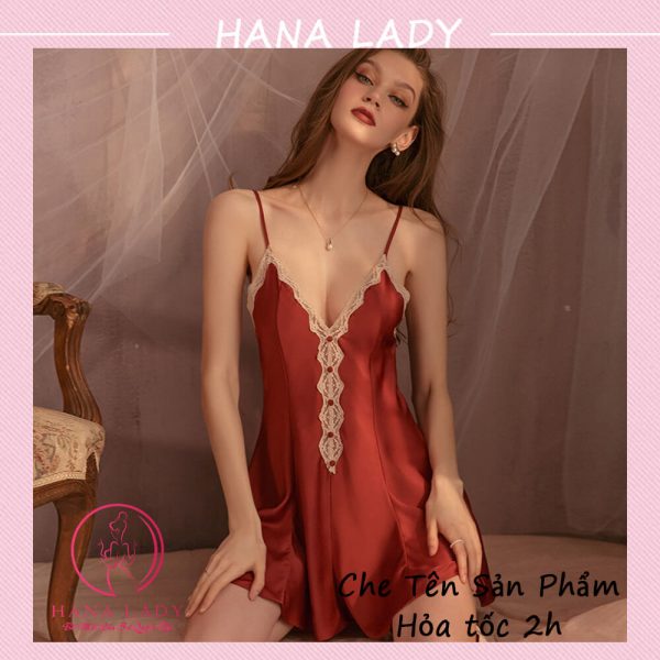 Váy ngủ lụa, đồ ngủ gợi cảm đầm mặc nhà VN463 9 Váy ngủ lụa, đồ ngủ gợi cảm đầm mặc nhà VN463 10