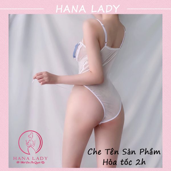 Đồ ngủ bodysuit xuyên thấu - bộ ngủ sexy gợi cảm ôm sát người siêu khiêu gợi có phối họa tiết SET đồ ngủ tàng hình VN461 41