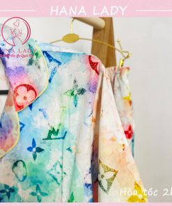 Đồ ngủ pijama lụa bigsize mặc nhà ombre size XL PJ526 11