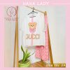 Pijama lụa cổ tròn họa tiết gấu cute PJ530 2