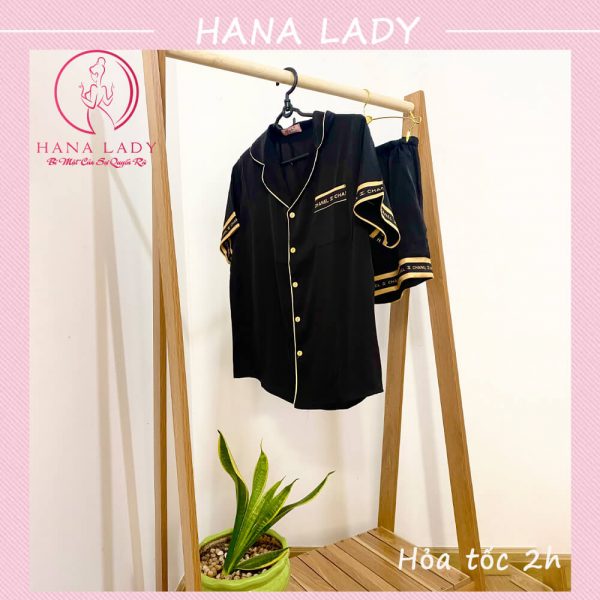 Pijama lụa trơn viền TNQN cao cấp PJ527 12