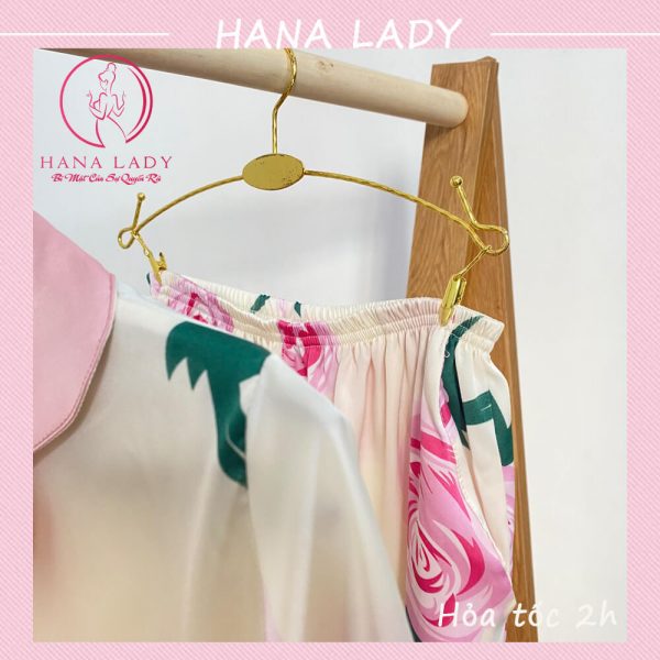 Pijama lụa họa tiết hoa nhẹ nhàng TNQD cao cấp PJ528 14