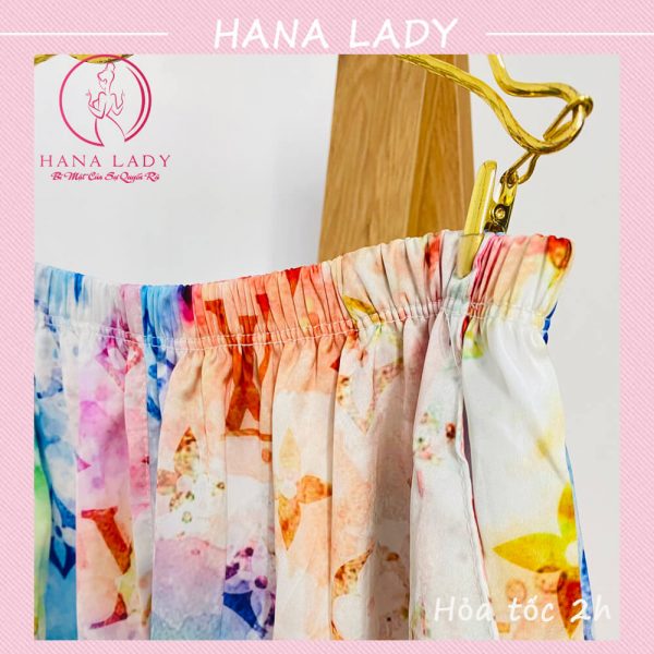 Đồ ngủ pijama lụa bigsize mặc nhà ombre size XL PJ526 16