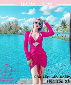 Bikini đi biển 3 mảnh kèm áo choàng body sexy gợi cảm BN129 16