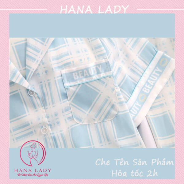 Đồ ngủ pijama lụa tay ngắn cao cấp PJ541 22