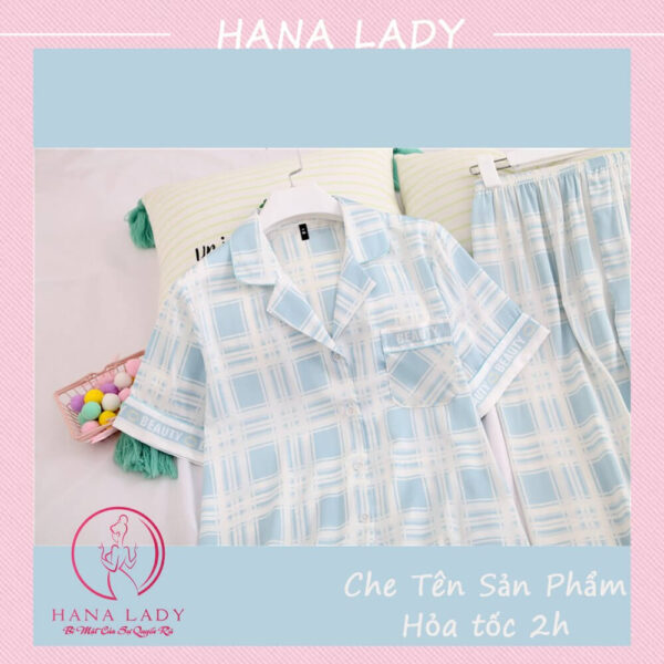 Đồ ngủ pijama lụa tay ngắn cao cấp PJ541 20