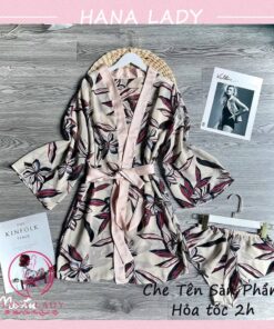 Áo choàng ngủ voan lụa cao cấp kèm quần sexy gợi cảm VN476 17