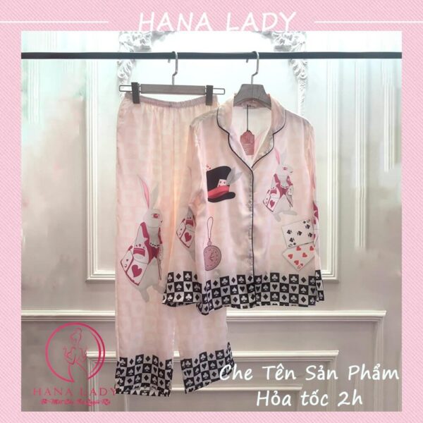 Pijama mặc nhà lụa satin nhiều họa tiết 19 Pijama mặc nhà lụa satin nhiều họa tiết 29