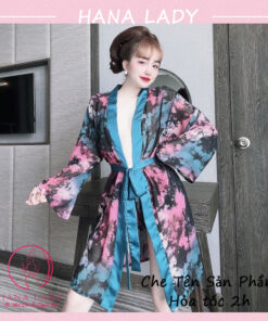 Aó choàng ngủ voan lụa cao cấp kèm quần VN480-05 4 Aó choàng ngủ voan lụa cao cấp kèm quần VN480-05 8