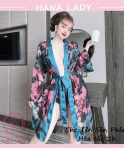 Aó choàng ngủ voan lụa cao cấp kèm quần VN480-05 3 Aó choàng ngủ voan lụa cao cấp kèm quần VN480-05 7