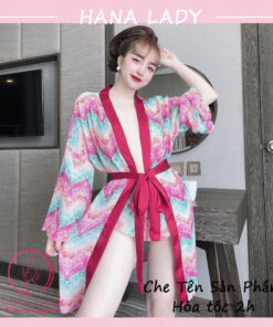 Aó choàng ngủ voan lụa cao cấp kèm quần VN480-02 4 Aó choàng ngủ voan lụa cao cấp kèm quần VN480-02 7