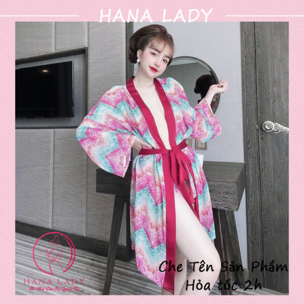 Aó choàng ngủ voan lụa cao cấp kèm quần VN480-02 9