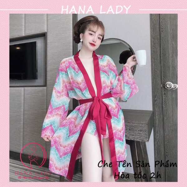 Aó choàng ngủ voan lụa cao cấp kèm quần VN480-02 8