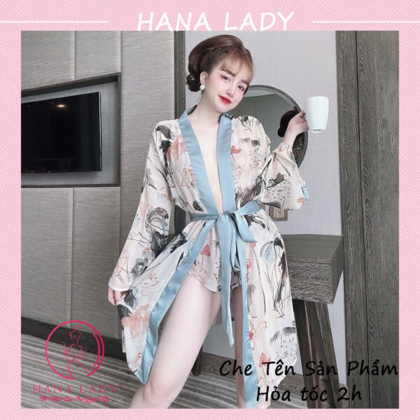 Aó choàng ngủ voan lụa cao cấp kèm quần VN480-03 10