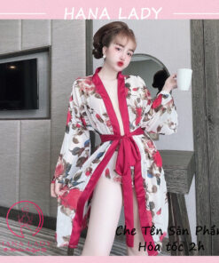 Aó choàng ngủ voan lụa cao cấp kèm quần VN480-04 4 Aó choàng ngủ voan lụa cao cấp kèm quần VN480-04 8